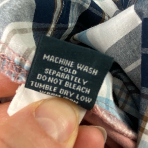 Vintage 1946 Washed Stoned & Beaten men's pink flat front shorts size 36 - Picture 7 of 15